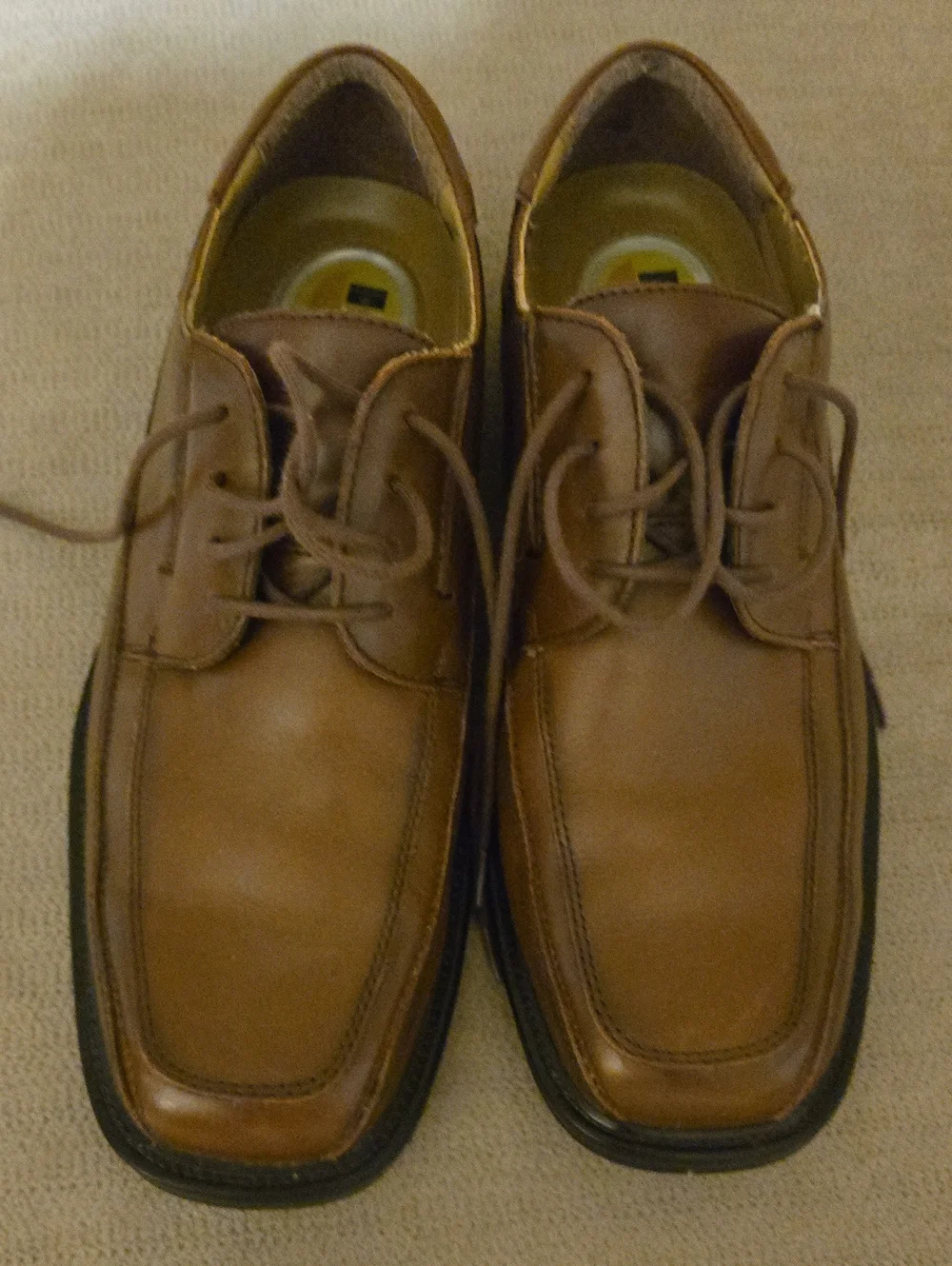 Dockers Men’s Brown Leather Dress Shoes – All Motion Comfort (10M)
